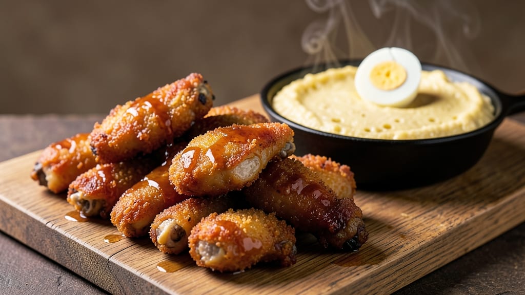 Baked Chicken Wing Dings Recipe: Triple-Crusted Crunch With Airy Centers