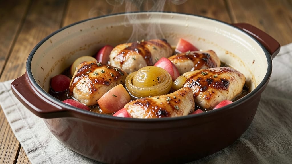 Apple Chicken Crock Pot Recipe: Slow-Simmered Sweet and Savory Fall-Apart Bites