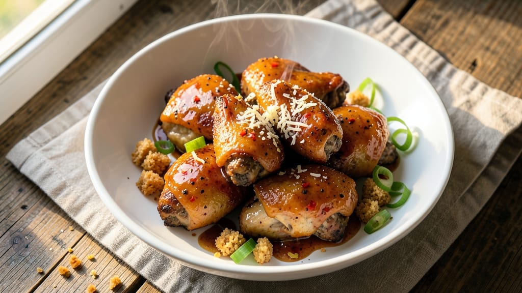 Baked Boneless Buffalo Chicken Wings Recipe: Crispy Parmesan Crunch With Tangy Zing