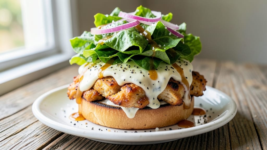 Baked Buffalo Chicken Sandwiches Recipe: Crispy Parmesan Crust Meets Spicy Tang