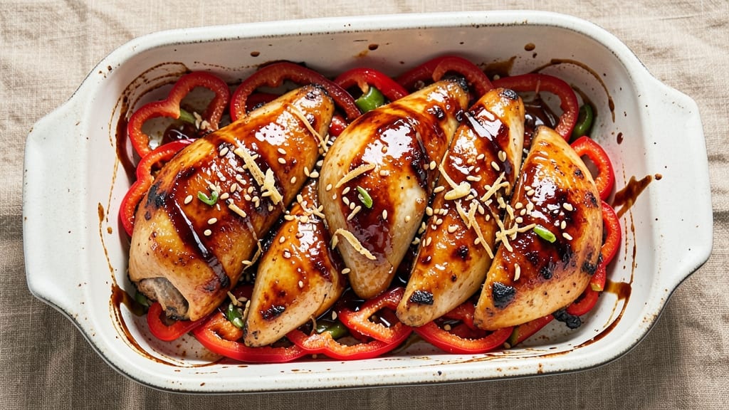 Baked Teriyaki Chicken Recipe Using Bottled Sauce: Glossy Caramelized Crust With Juicy Centers