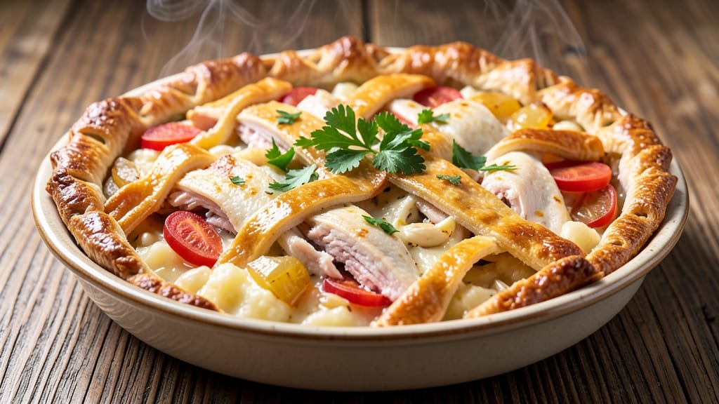 9-Inch Chicken Pot Pie Recipe: Flaky Pastry Crust With Savory Filling Magic