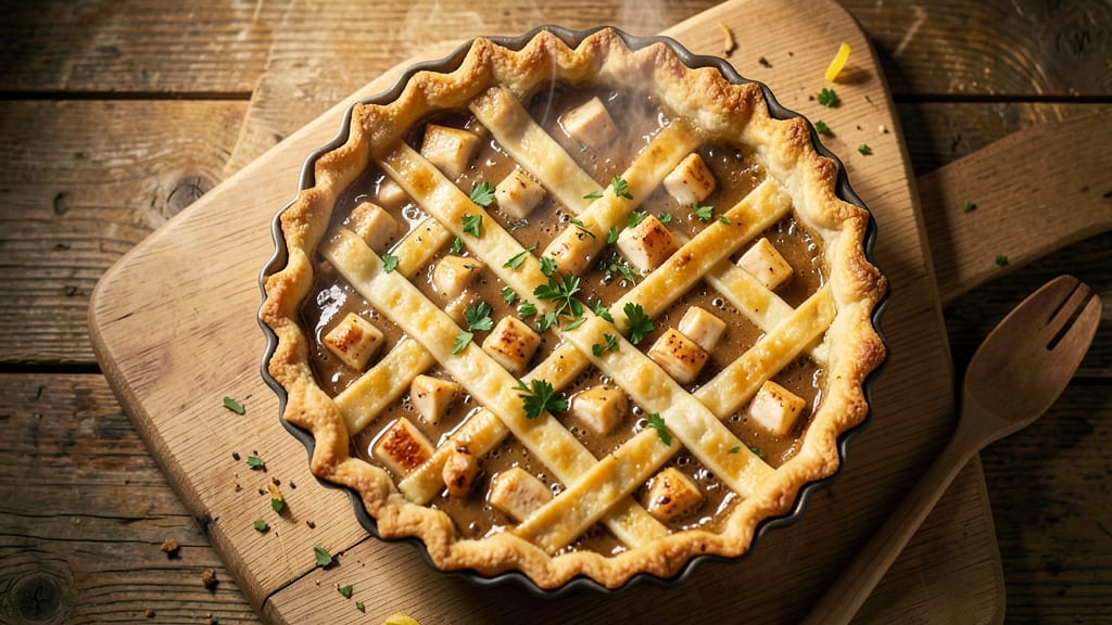 Air Fryer Chicken Pie Recipe: Golden Crust, Juicy Filling in One Pan