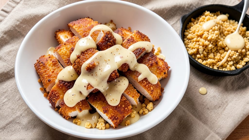 Baked Chicken Tenders Recipe With Mayo: Crispy Gold Crunch and Creamy Drizzle