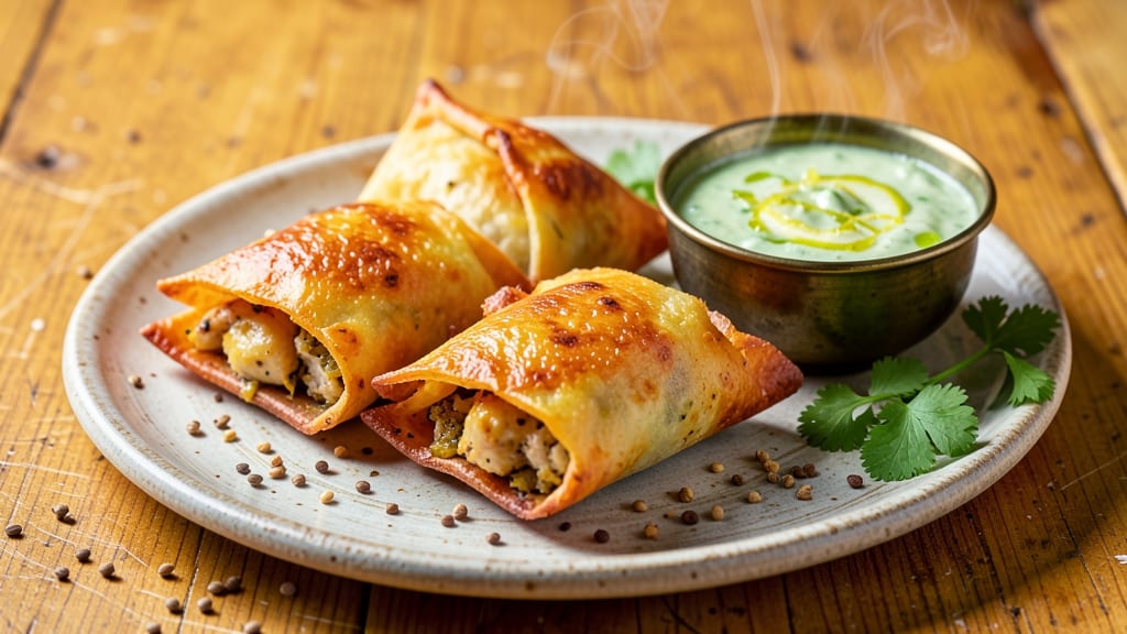 Baked Chicken Samosa Recipe: Golden Crust with Spiced Filling Magic