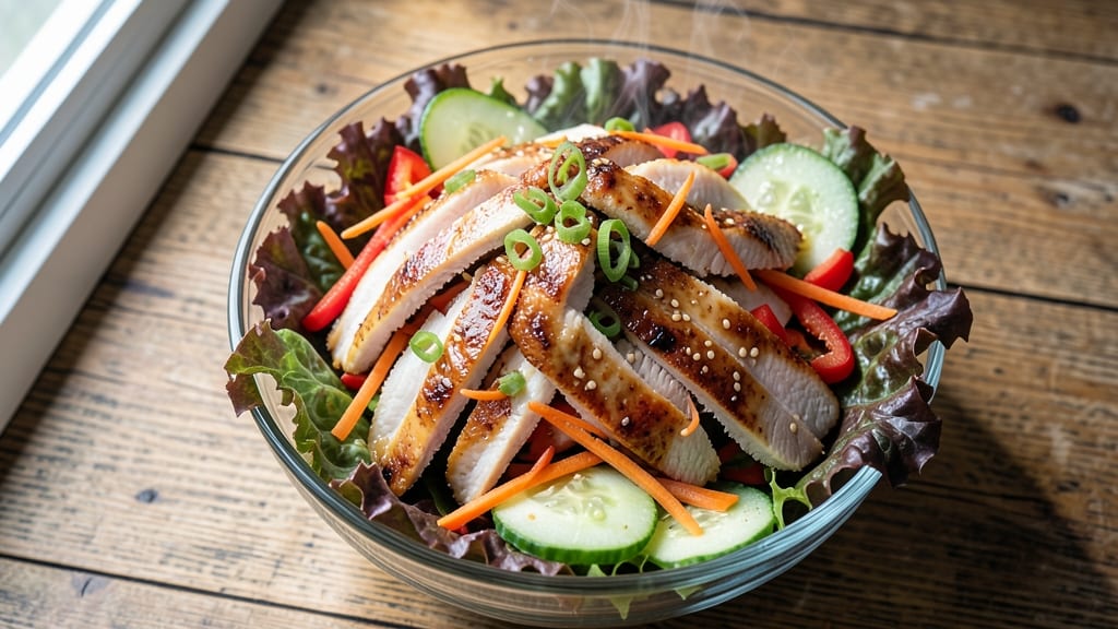 Asian Chopped Chicken Salad Recipe: Crunchy Peanut-Ginger Dressing Magic