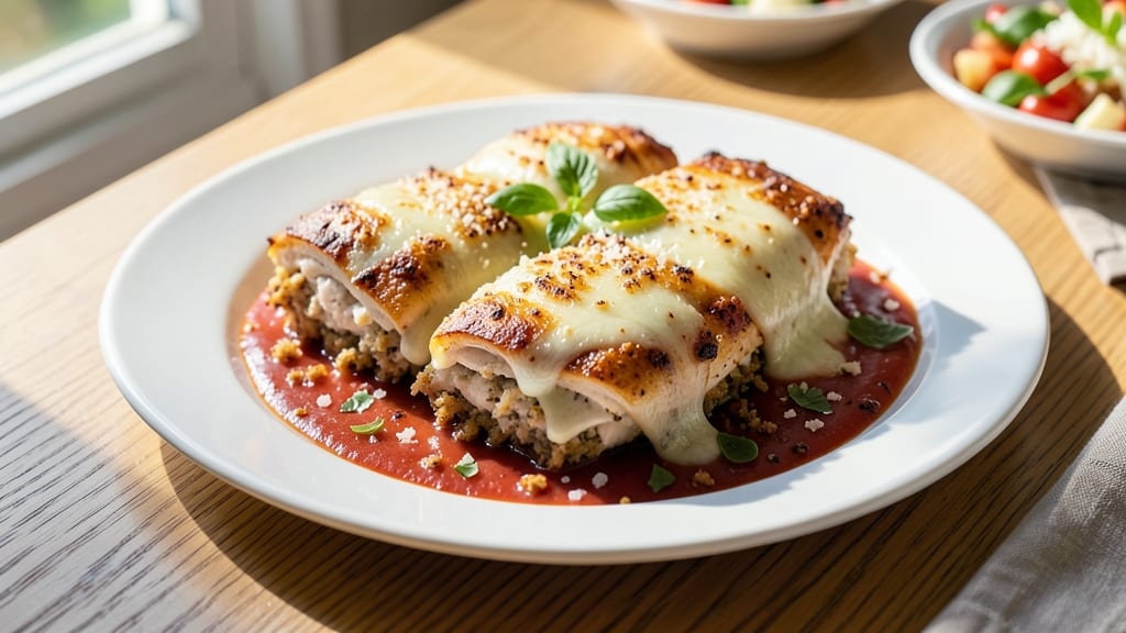Baked Chicken Parmesan Recipe Skinnytaste: Triple-Crusted Crunch With Zero Deep-Fry Mess