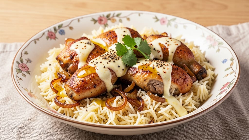 Afghani Chicken and Rice Recipe: Fragrant Saffron and Cardamom One-Pot Wonder