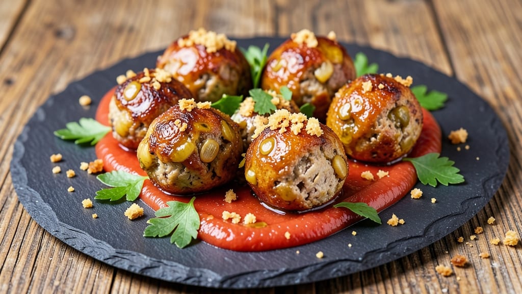 Amylu's Roasted Garlic Chicken Meatballs Recipe: Garlic-Infused Richness in Every Bite