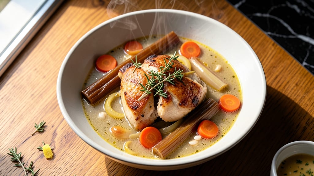 Award-Winning Chicken Soup Recipe: Velvety Herbs and Tender Shreds