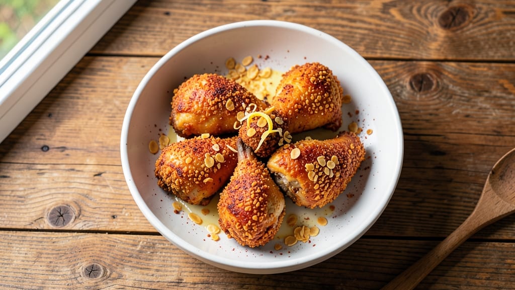 Baked Fried Chicken With Corn Flakes Recipe: Triple-Crunch Crust That Stays Crispy