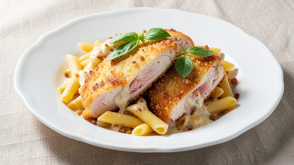 Applebee's Three Cheese Chicken Penne Copycat Recipe: Triple-Dredged Crunch With Melty Mozzarella Rivers