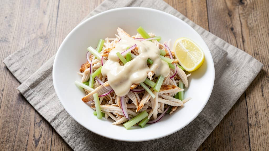 Ashley Mac's Chicken Salad Recipe: Crunchy Celery and Creamy Mayonnaise Magic