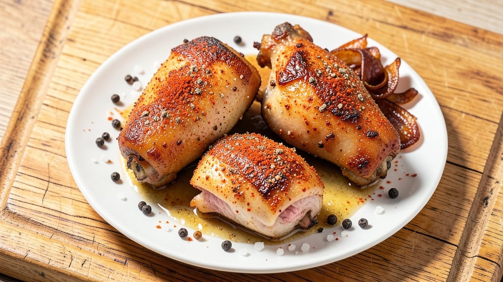 Baked Chicken Thighs and Drumsticks Recipe: Smoky Paprika Crust With Juicy Centers