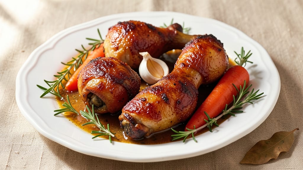 Boiled Chicken Drumsticks Recipe: Herb-Infused Tenderness With Crispy Skin