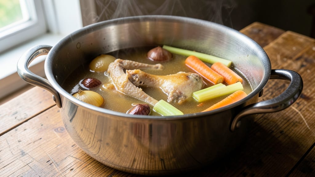 Chicken Broth Canning Recipe: Sterile Jars and Pressure-Cooked Richness