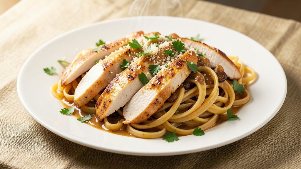 Chicken Tetrazzini Recipe: Betty Crocker's Creamy Celery-Vinegar Crisp Top