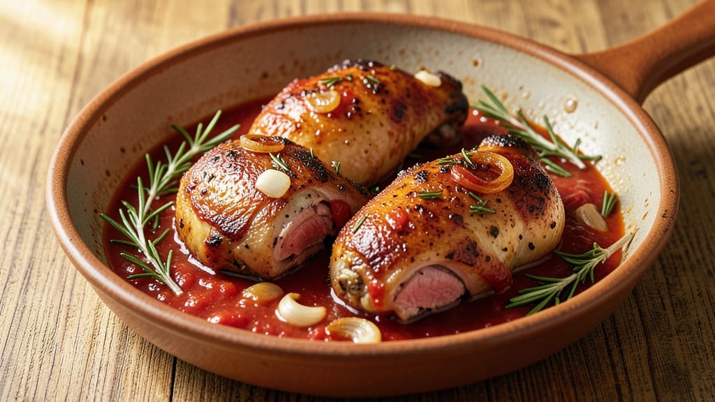 Chicken Thighs With Canned Tomatoes Recipe: Slow-Cooked Umami Bomb
