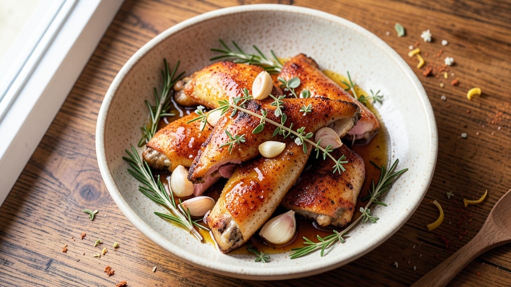 Baked Chicken Wings Marinade Recipe: Smoky Garlic-Herb Infusion for Crispy Skin