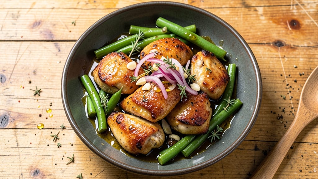 Babe's Chicken Dinner House Green Beans Recipe: One-Pan Harmony of Herbs and Crisp-Tender Chicken