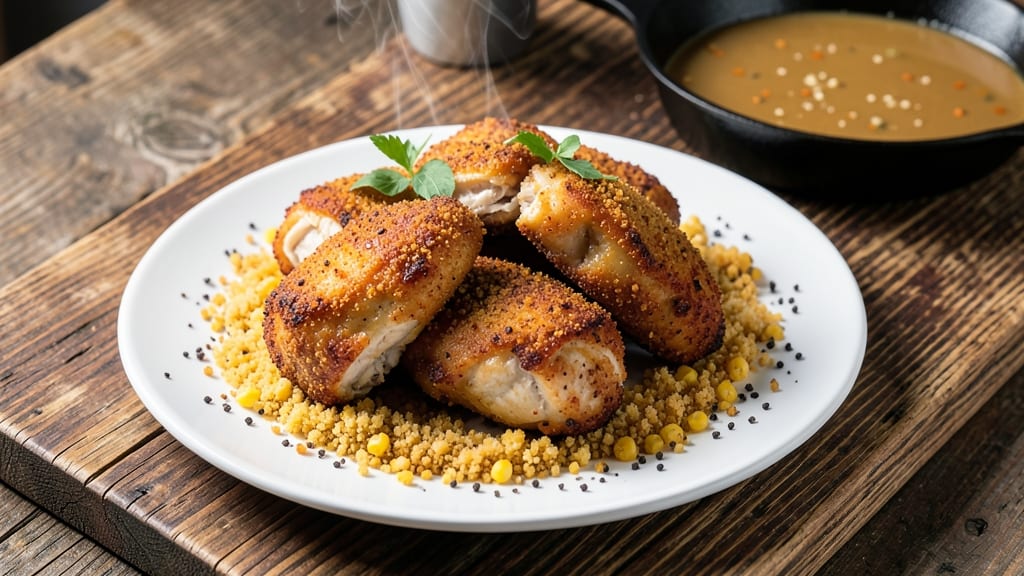 Air Fried Southern Fried Chicken Recipe: Crispy Cornmeal Crunch Without Deep Frying