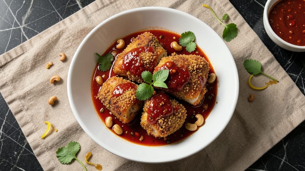 Baked Bang Bang Chicken Recipe: Golden Crust Meets Spicy Coconut Cream
