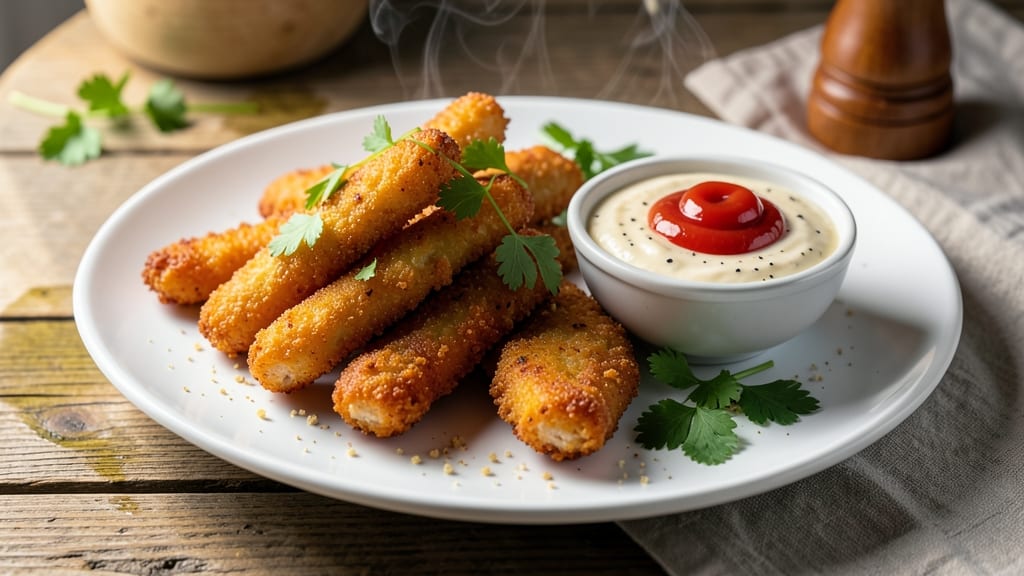 Air Fried Chicken Fingers Recipe: Crispy Cornmeal Crust With Juicy Centers