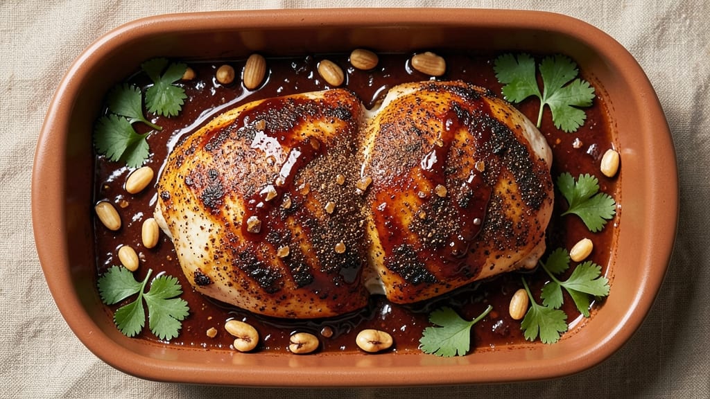 Baked BBQ Bone-In Chicken Breast Recipe: Smoky Crust and Juicy Meat in One Pan