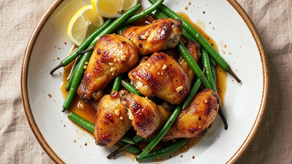 Gordon Ramsay Chicken Wings and Green Beans Recipe: Crispy-Skinned Bites with Garlicky Green Beans